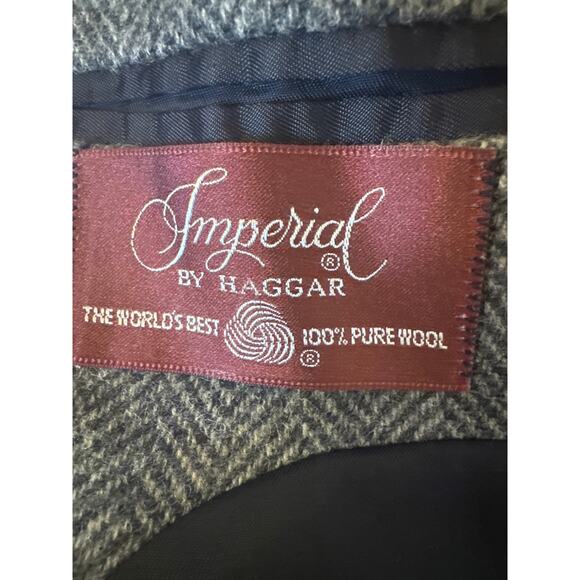 Imperial by Haggar Men’s Medium 100% Wool Blazer – Made in USA - Picture 7 of 7